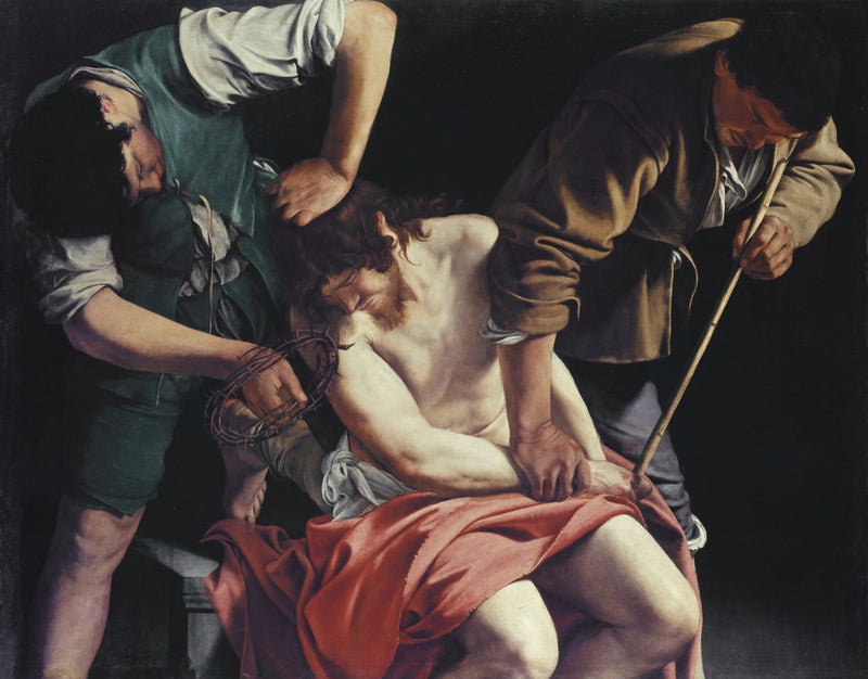 Kroningen av tornekronen - Orazio Gentileschi