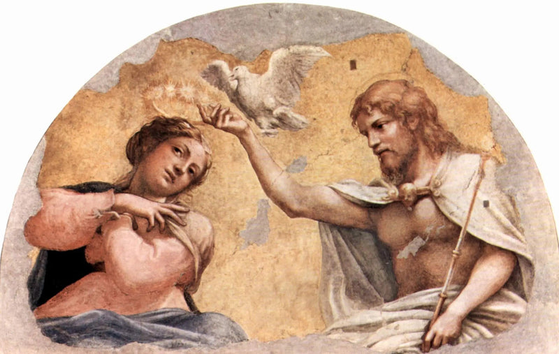Jomfru Marias kroning - Antonio da Correggio