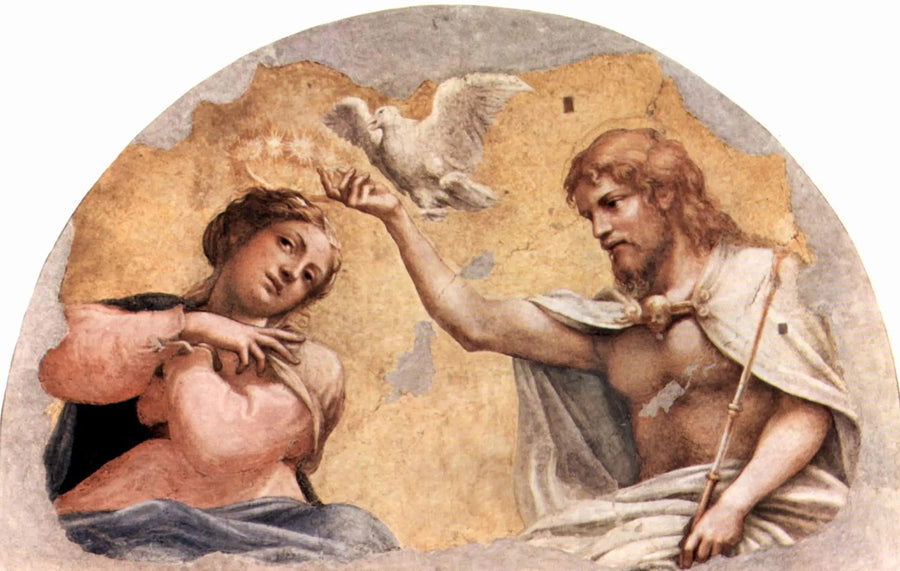 Jomfru Marias kroning - Antonio da Correggio