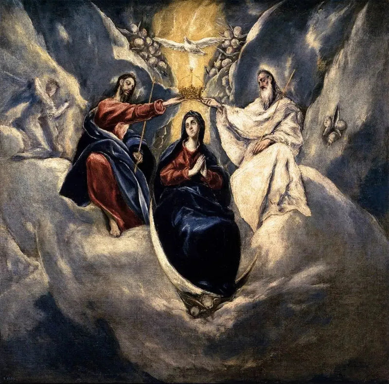 Jomfru Marias kroning - El Greco