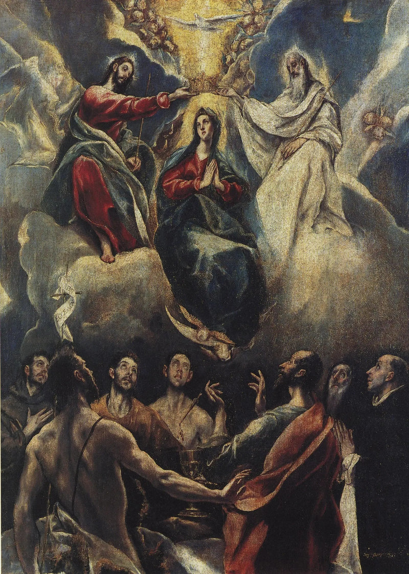 Jomfru Marias kroning - El Greco