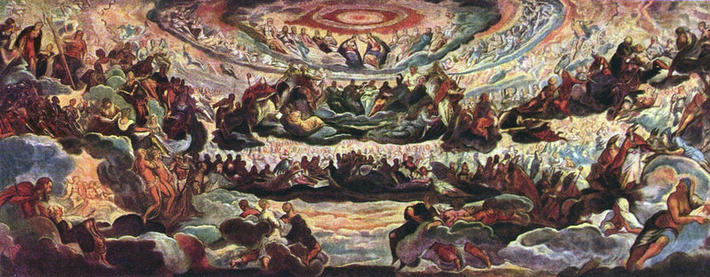 Jomfru Marias kroning - Jacopo Tintoretto