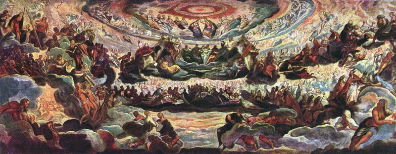 Jomfru Marias kroning - Jacopo Tintoretto