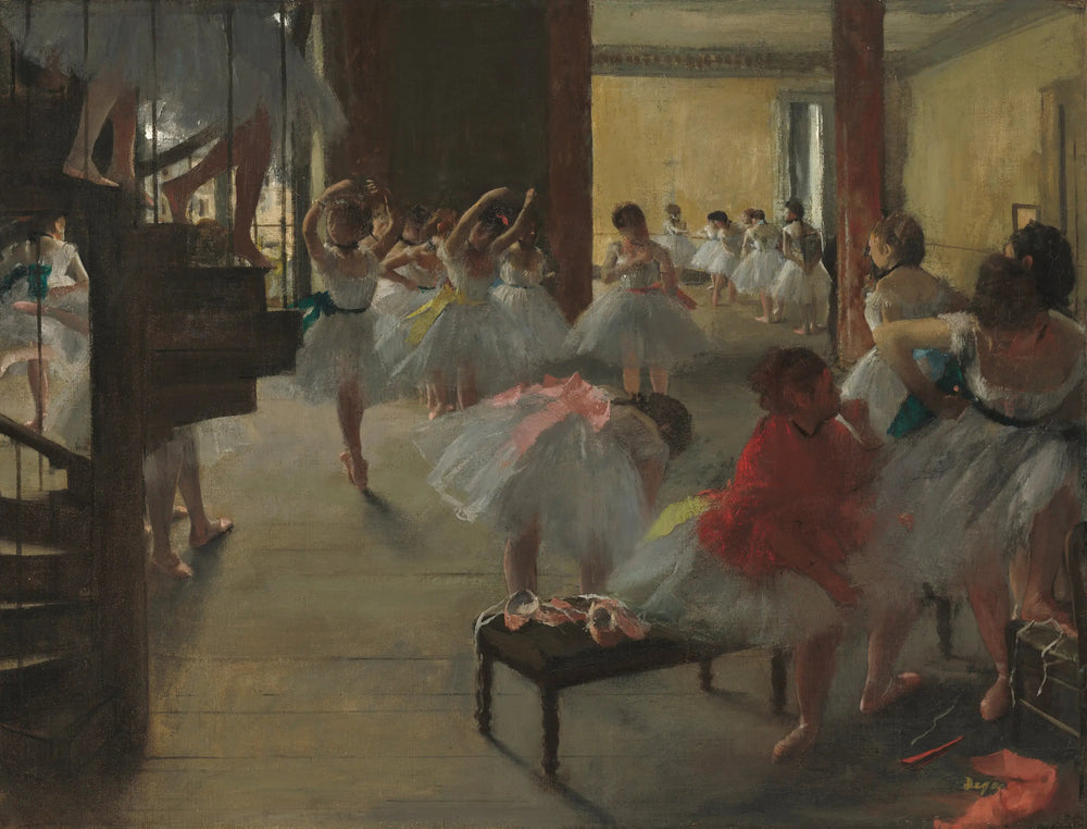 Le cours de danse - Edgar Degas image 1 reproduction de peinture à l’huile
