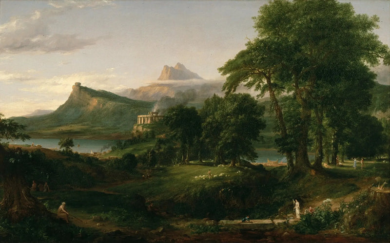 Imperiets kurs: Arcadias tilstand eller pastoral - Thomas Cole

Source:
Le Cours de l'Empire : l'état d'Arcadie ou pastorale - Thomas Cole