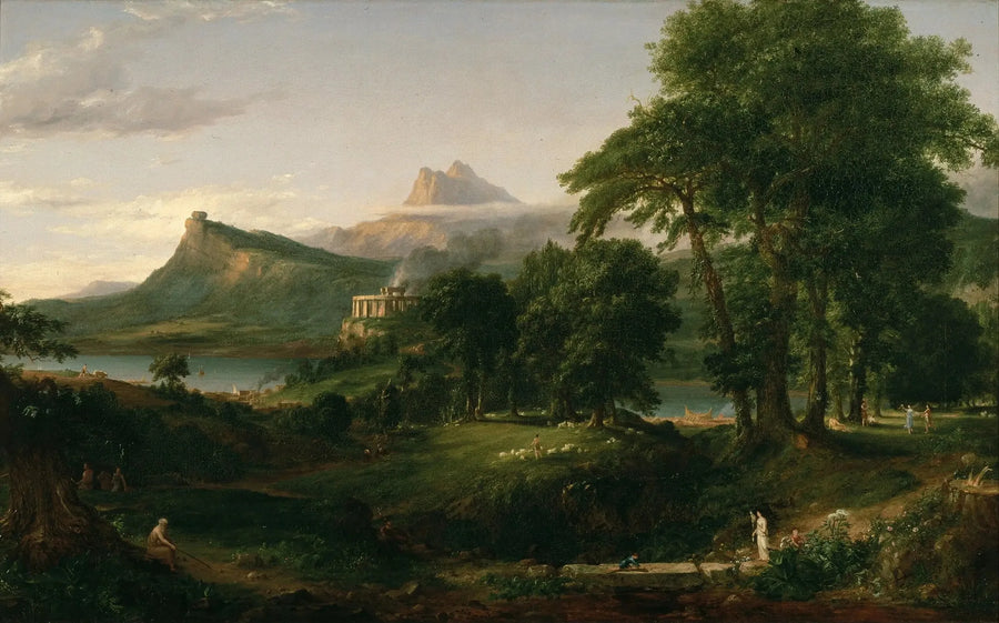 Imperiets kurs: Arcadias tilstand eller pastoral - Thomas Cole

Source:
Le Cours de l'Empire : l'état d'Arcadie ou pastorale - Thomas Cole