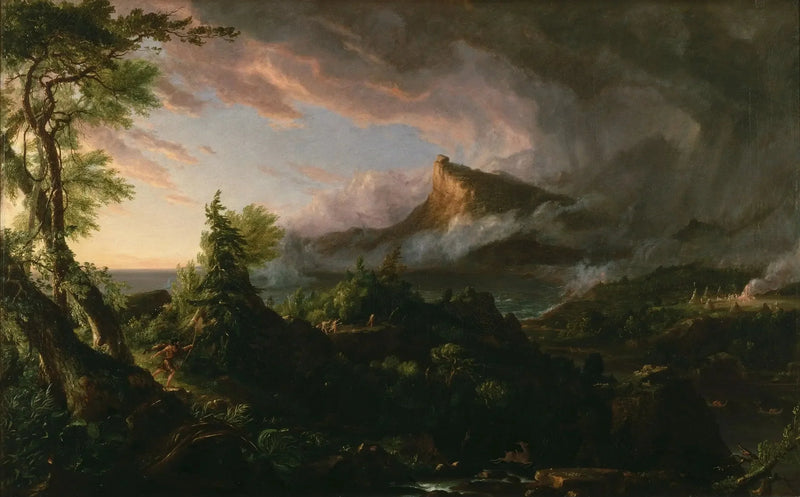 Imperiets kurs: den ville tilstanden - Thomas Cole

Source:
Le Cours de l'Empire : l'état sauvage - Thomas Cole