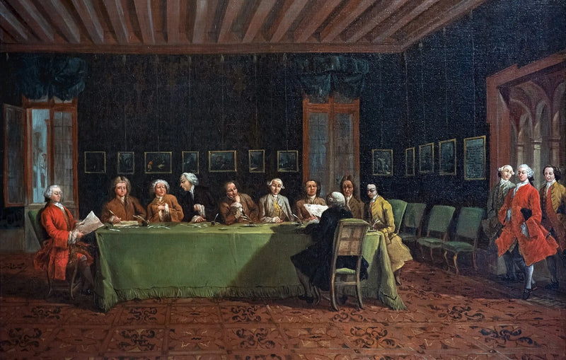Den diplomatiske klosteret - Francesco Guardi