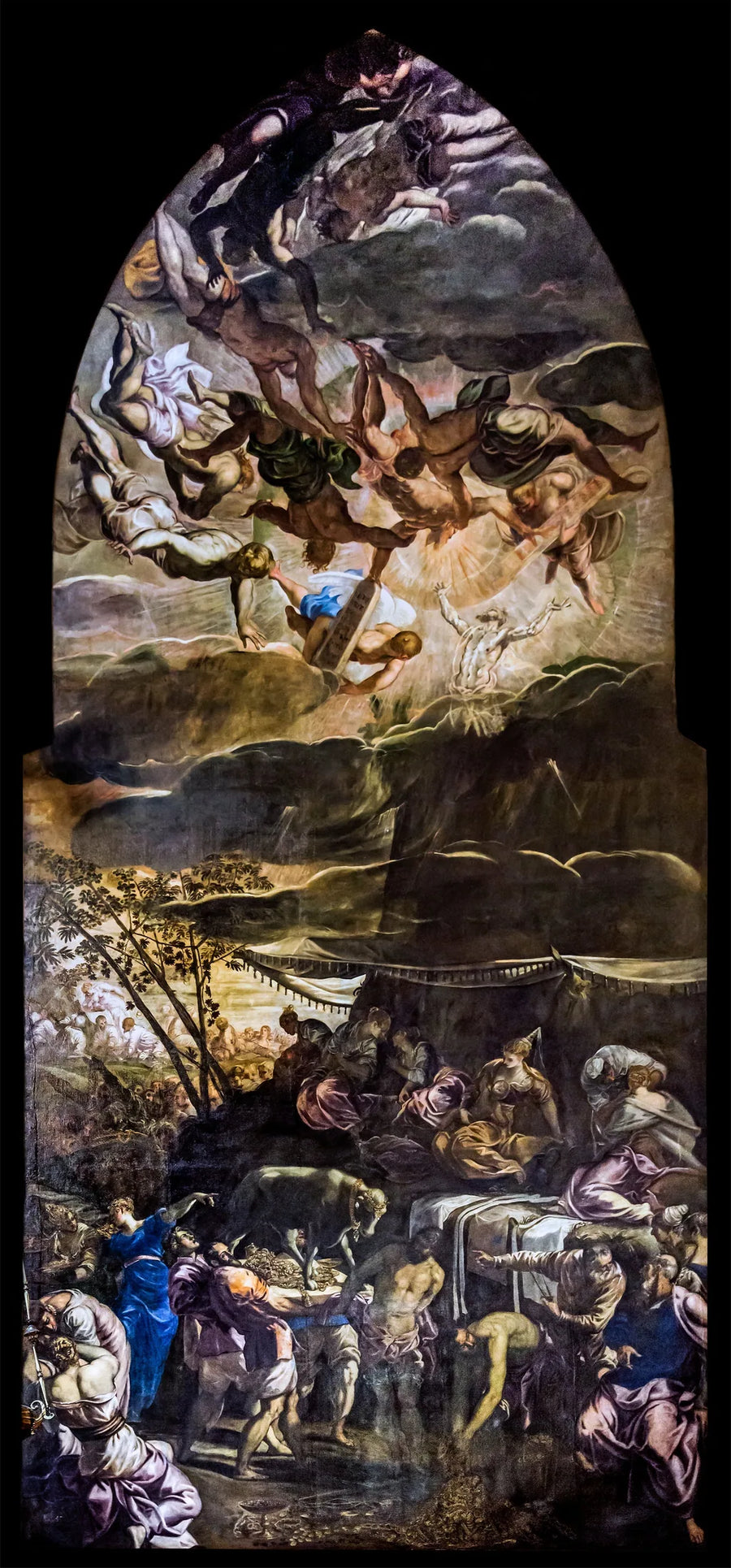 Den gullkalvens kult - Jacopo Tintoretto