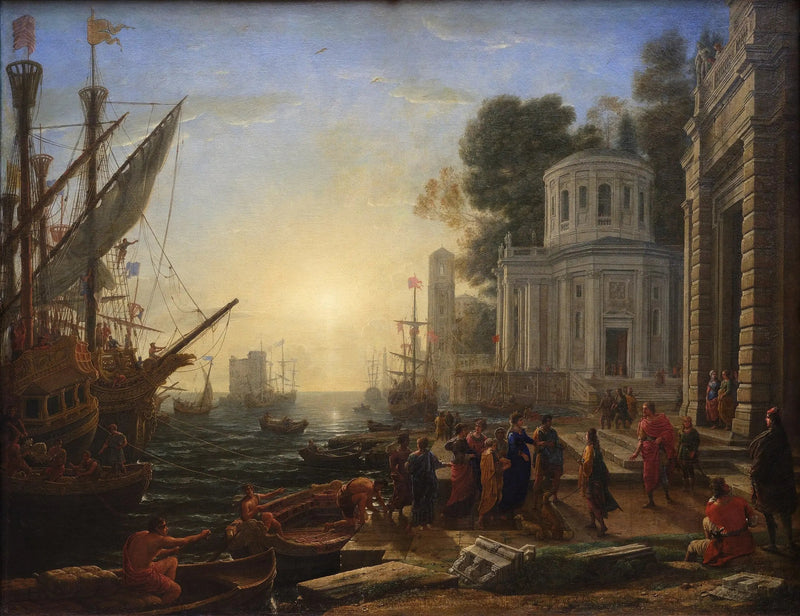 Kléopatras landgang i Tarsus - Claude Lorrain