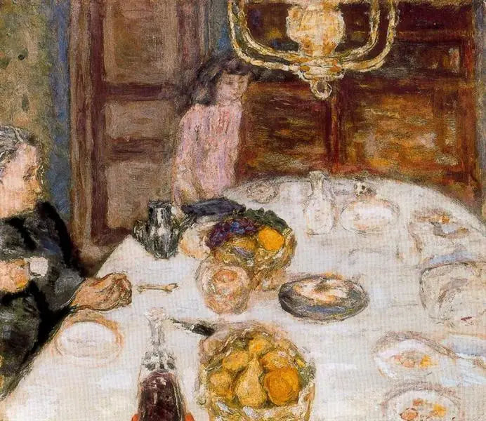 Lunsj i Grand-Lemps - Pierre Bonnard