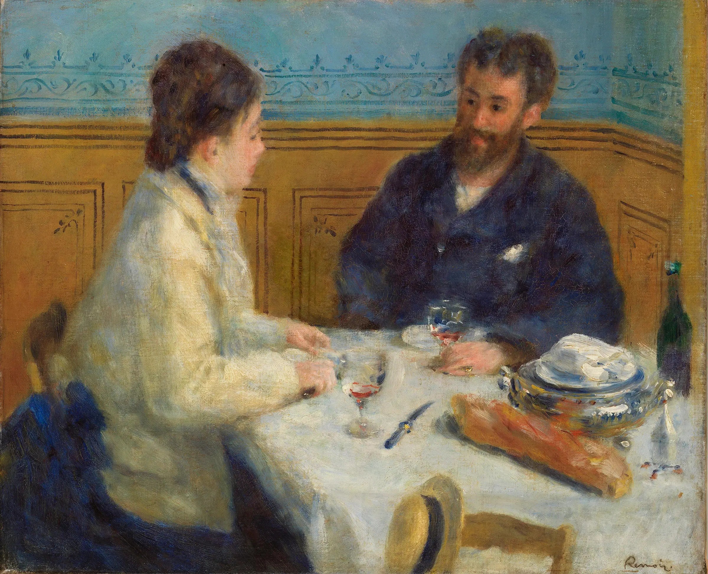 Le déjeuner - Pierre-Auguste Renoir image 1 tableau peint à l’huile sur toile
