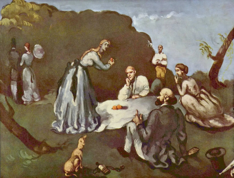 Lunsj på gresset - Paul Cézanne