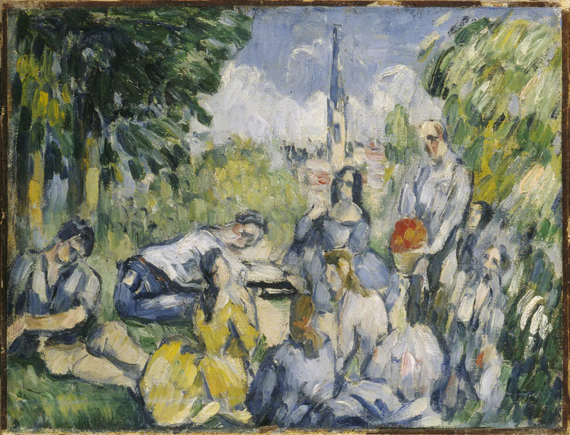 Lunsj på gresset - Paul Cézanne