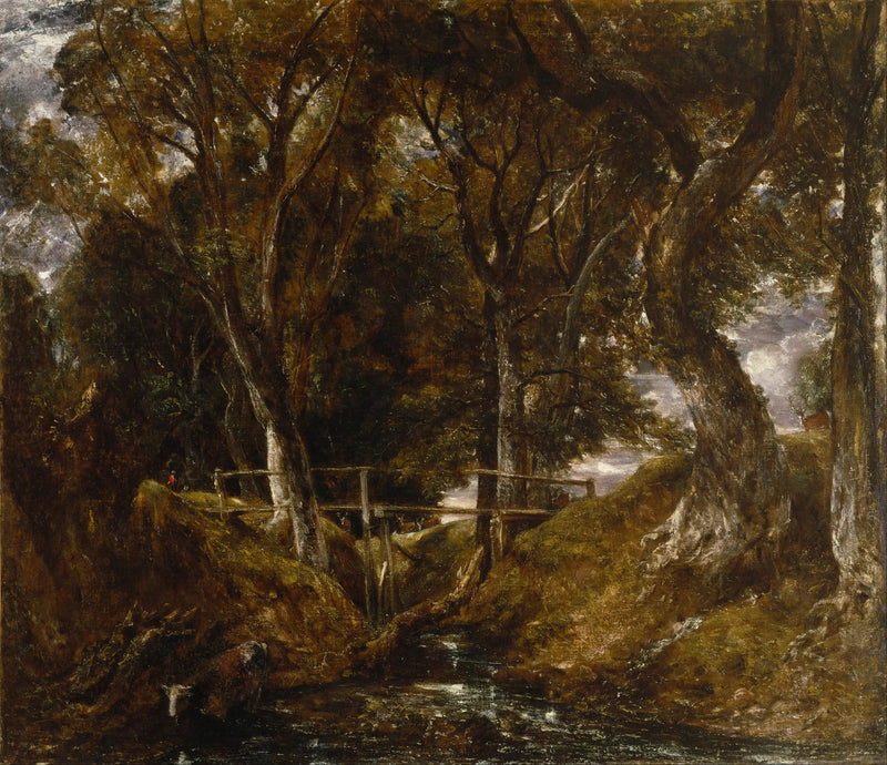 Le Dell ved Helmingham Park - John Constable