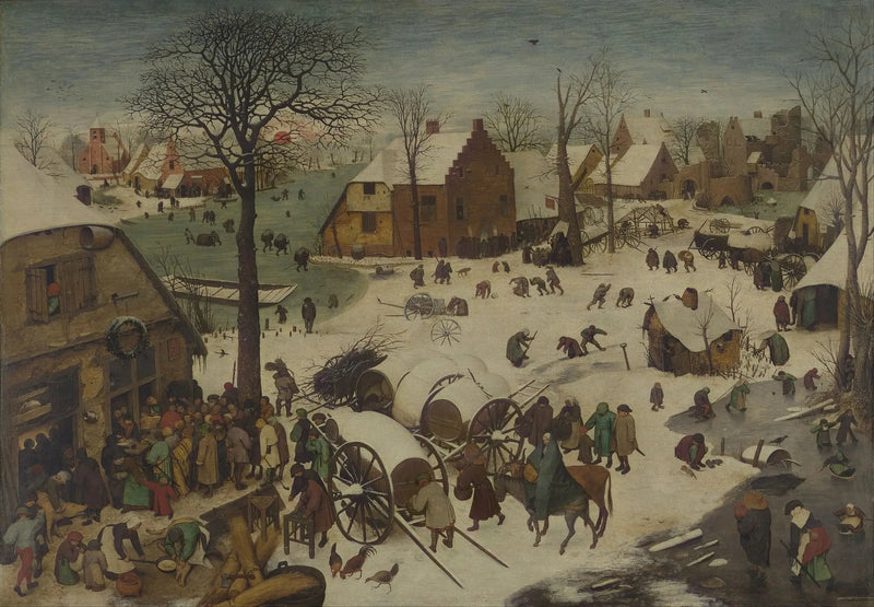 Folketellingen i Betlehem - Pieter Brueghel den eldre