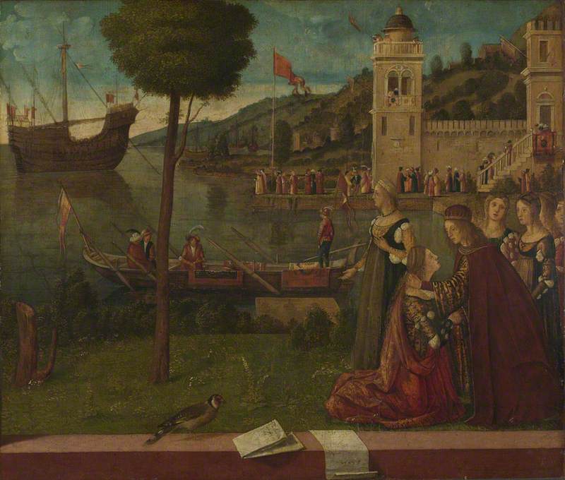 Ceyx sin avreise - Vittore Carpaccio