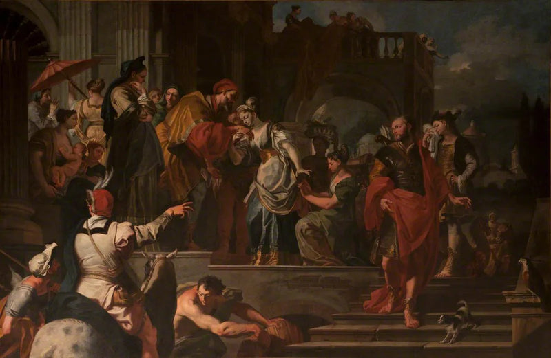 Rebeccas avreise - Francesco Solimena