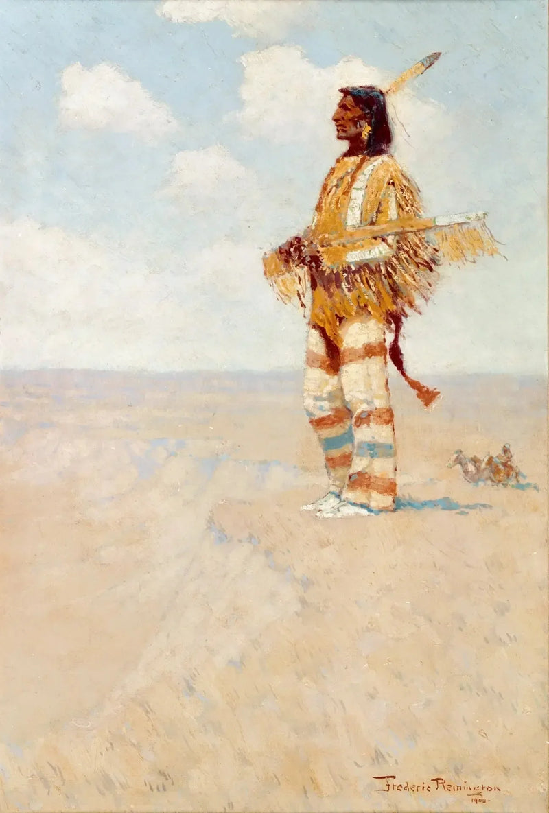 Den siste av sitt slag (Den amerikanske utdødd) - Frederic Remington

Source:
Le dernier de sa race (L'Américain en voie de disparition) - Frederic Remington