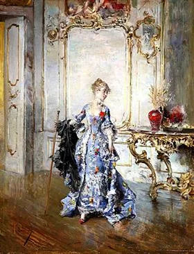 Det siste blikket i speilet - Giovanni Boldini