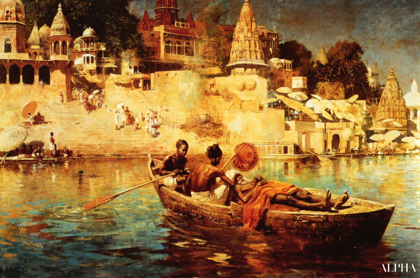 Den siste reisen - Edwin Lord Weeks - Høykvalitets reproduksjoner av malerier og bilder