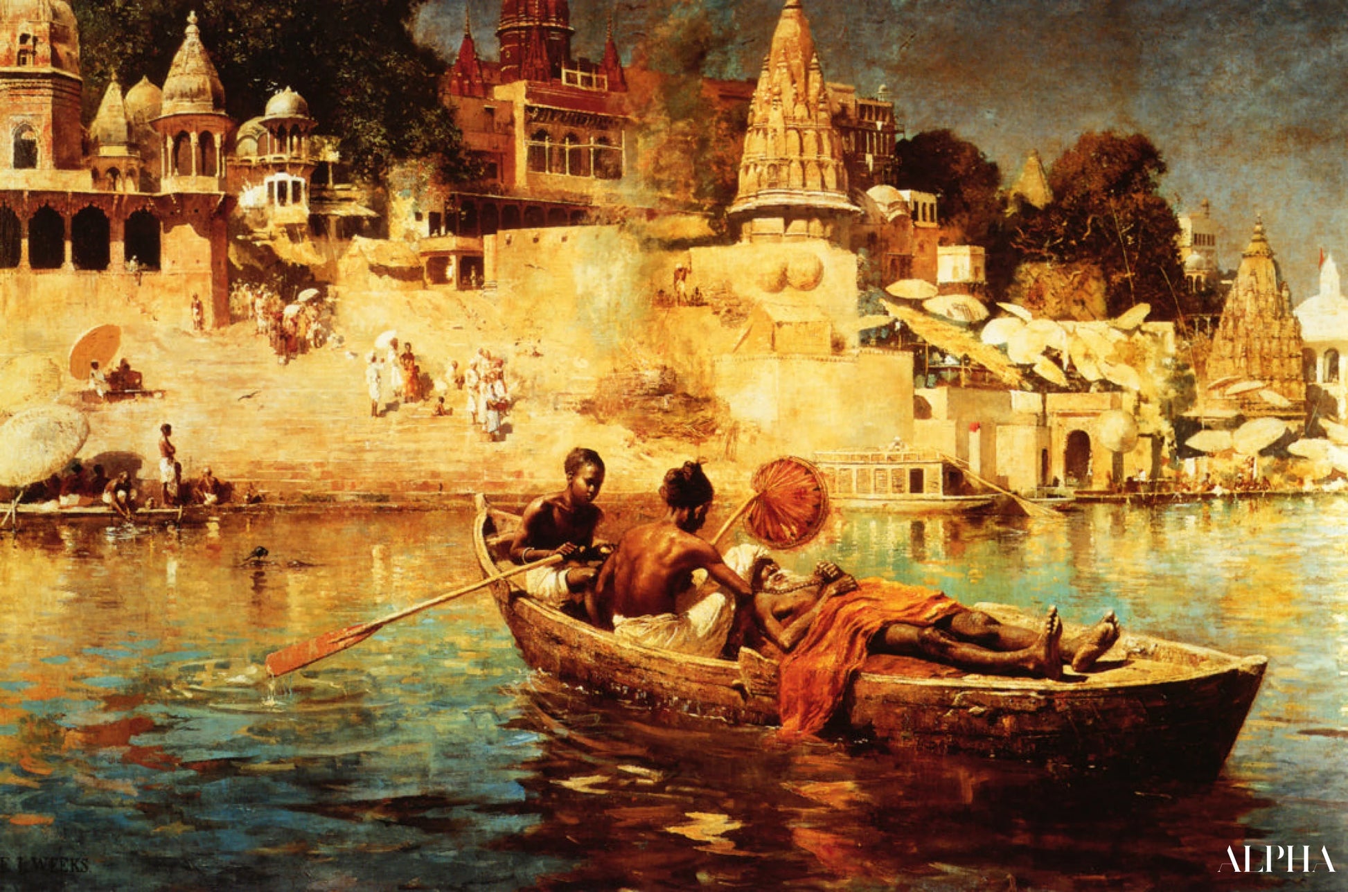 Den siste reisen - Edwin Lord Weeks - Høykvalitets reproduksjoner av malerier og bilder