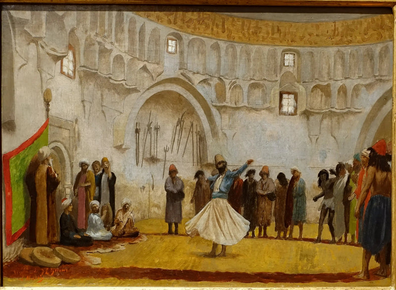 Dervishvenderen (skisse) - Jean-Léon Gérôme