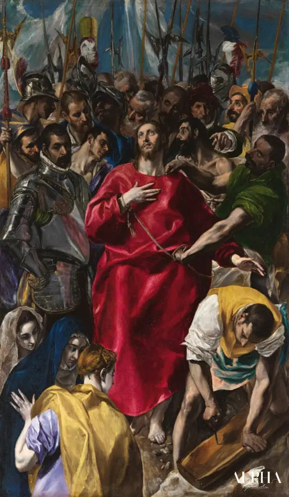 The Disrobing of Christ - El Greco - Reproductions de tableaux et peintures haut de gamme