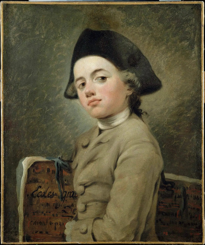 Tegneren, brystbilde - Nicolas-Bernard Lépicié