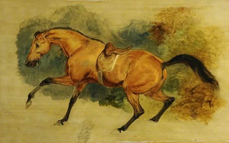 Greven av d'Orsay sin hest - Edwin Henry Landseer

Source:
Le destrier du comte d'Orsay - Edwin Henry Landseer