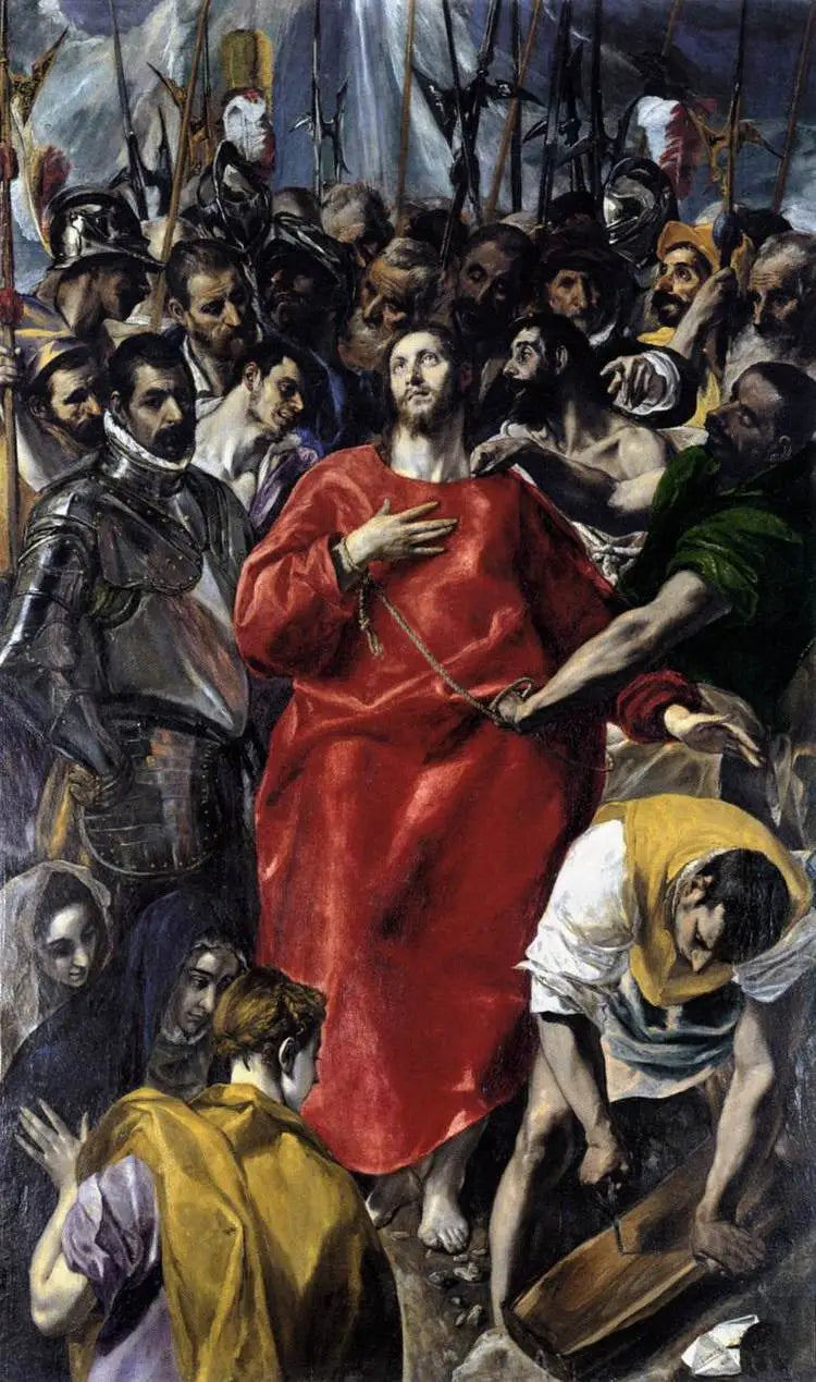 Kristi avkledning. Contini Bonacossi-samlingen - El Greco