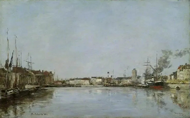 Den Hollandske Kaien, Dunkerque - Eugène Boudin