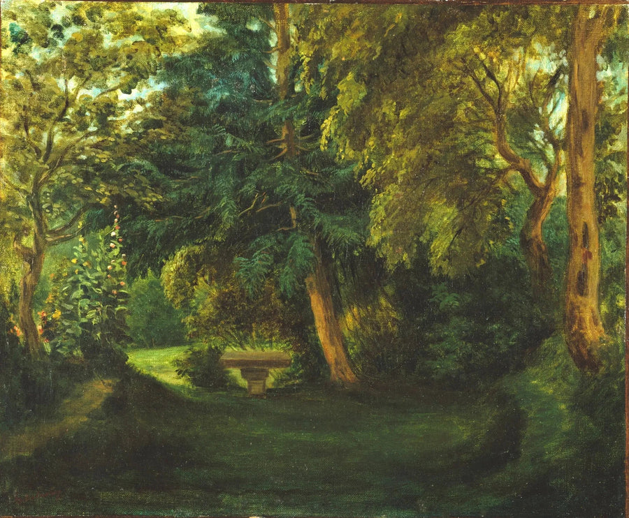 George Sands eiendom i Nohant - Eugène Delacroix