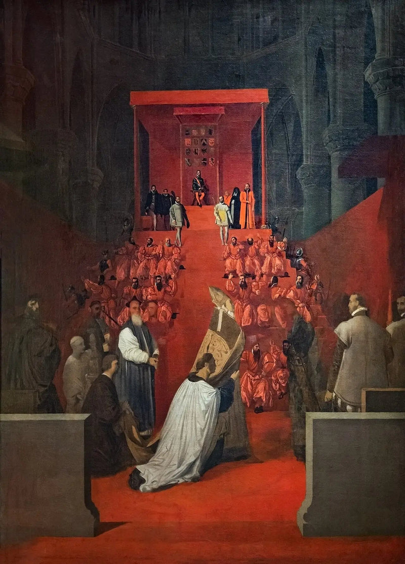 Hertugen av Alba i Sainte-Gudule i Brussel - Jean-Auguste-Dominique Ingres