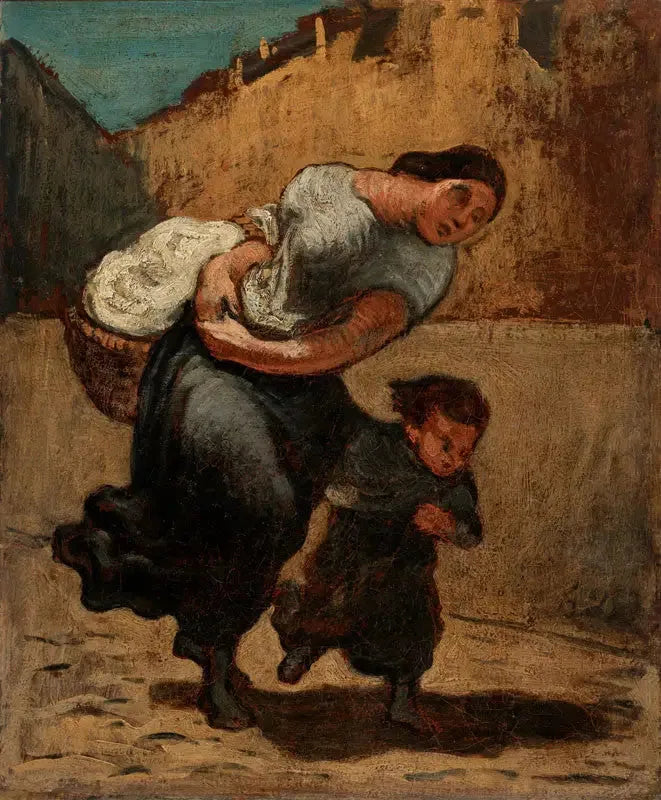 Bæren (Vaskekone) - Honoré Daumier