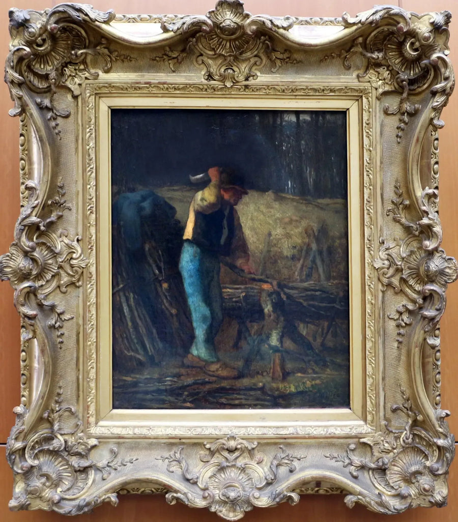 Vedbryteren av tre - Jean-François Millet