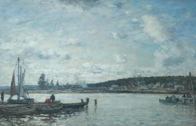 Ferjen i Deauville - Eugène Boudin