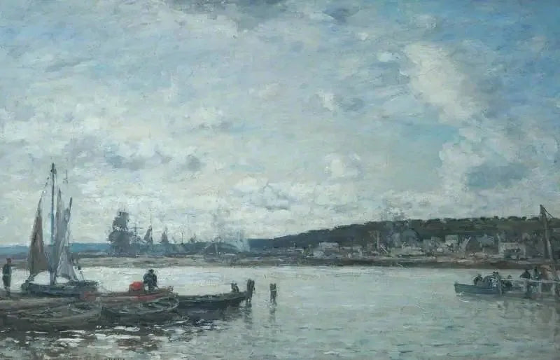 Ferjen i Deauville - Eugène Boudin