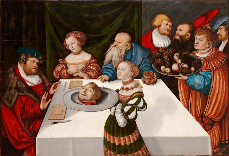 Hérodes fest - Lucas Cranach den eldre