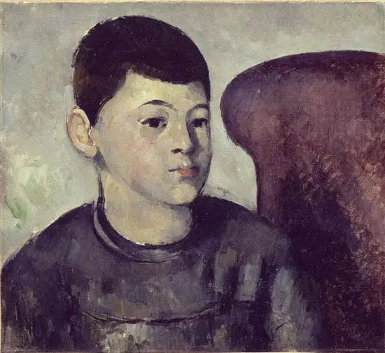 Kunstnerens sønn i rød stol - Paul Cézanne