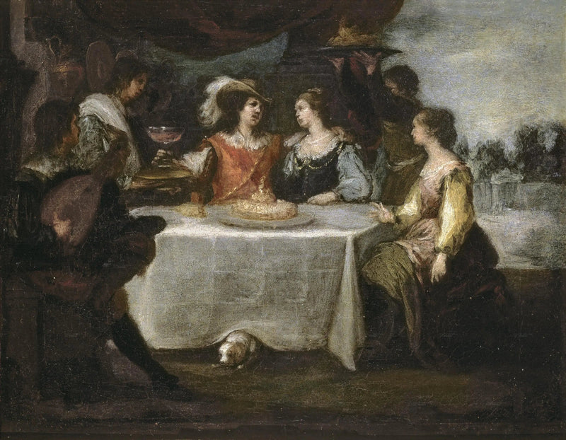 Den bortkomne sønnen sløser med arven sin - Bartolomé Esteban Murillo

Source:
Le fils prodigue gaspillant son héritage - Bartolomé Esteban Murillo
