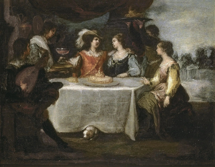 Den bortkomne sønnen sløser med arven sin - Bartolomé Esteban Murillo

Source:
Le fils prodigue gaspillant son héritage - Bartolomé Esteban Murillo