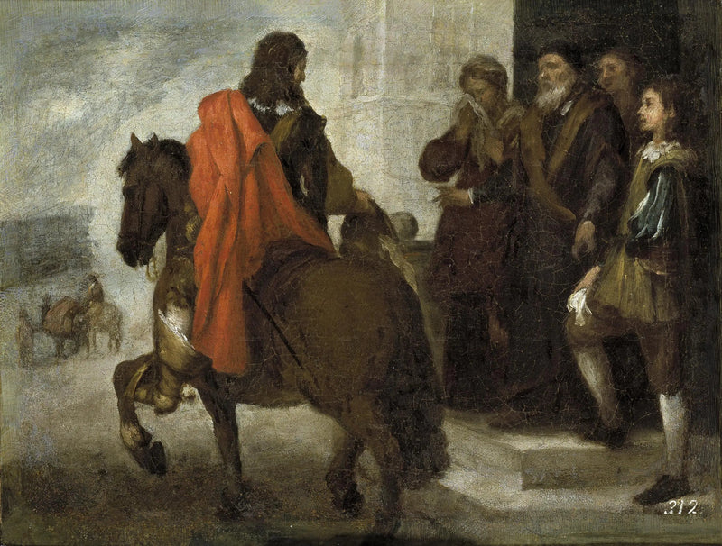 Den bortkomne sønnen tar farvel med huset - Bartolomé Esteban Murillo

Source:
Le fils prodigue prenant congé de sa maison - Bartolomé Esteban Murillo