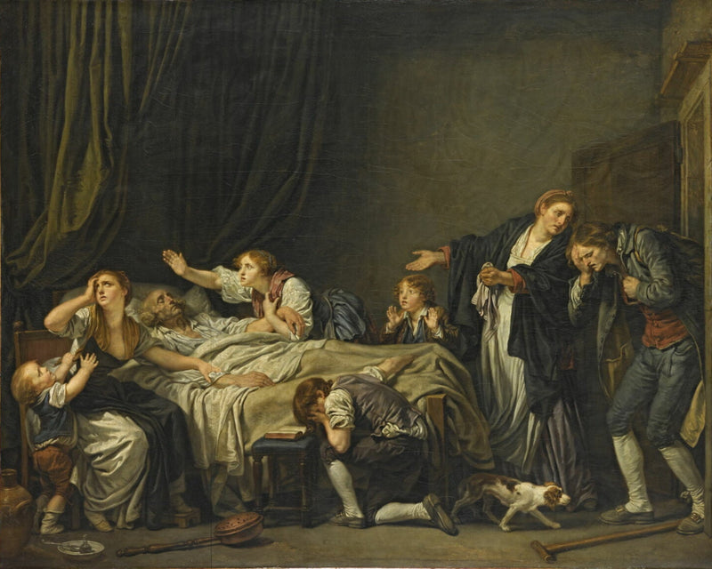 Den straffede sønnen - Jean-Baptiste Greuze