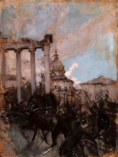 Det romerske forumet i Roma - Giovanni Boldini