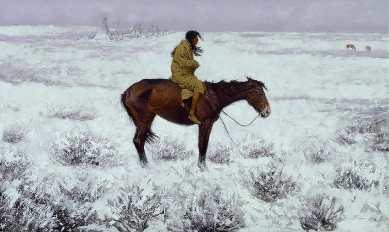 Gjetergutten - Frederic Remington

Source:
Le garçon de troupeau - Frederic Remington
