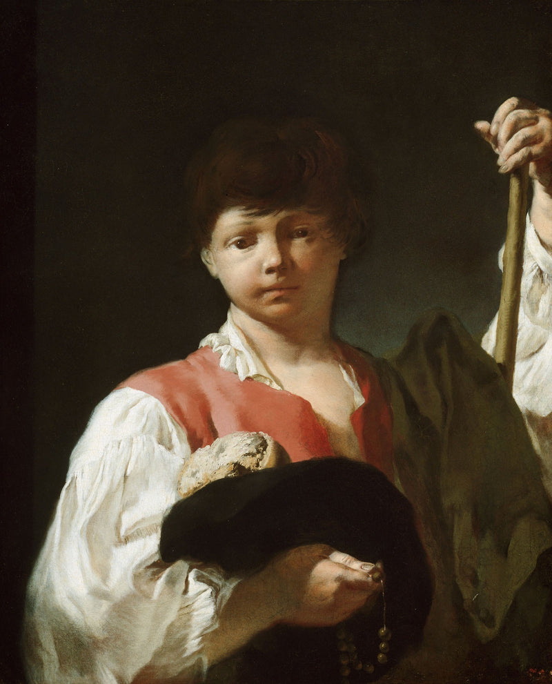 Gut som ber om penger (Den unge pilegrimen) - Giovanni Battista Piazzetta