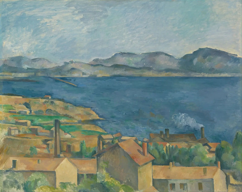 Marseillebukten sett fra L'Estaque - Paul Cézanne