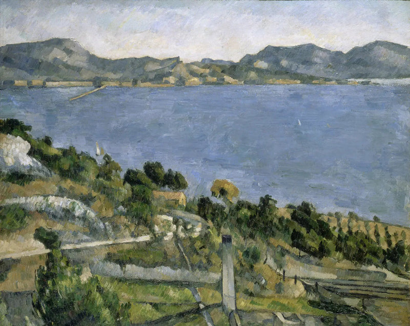Marseillebukten sett fra L'Estaque - Paul Cézanne