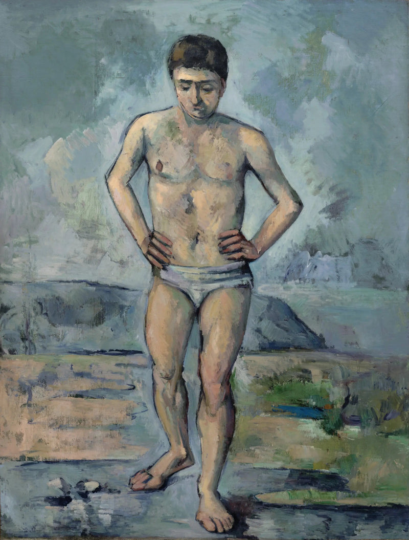 Den store bader - Paul Cézanne